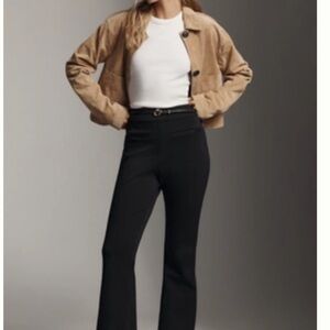 Anthropologie Black Flare Pants